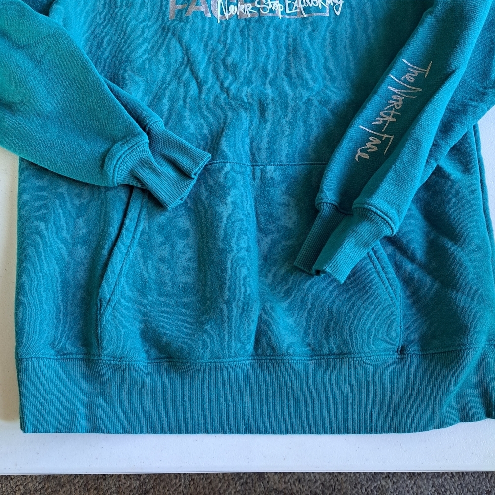The North Face Teal Hoodie - Picture 6 of 7